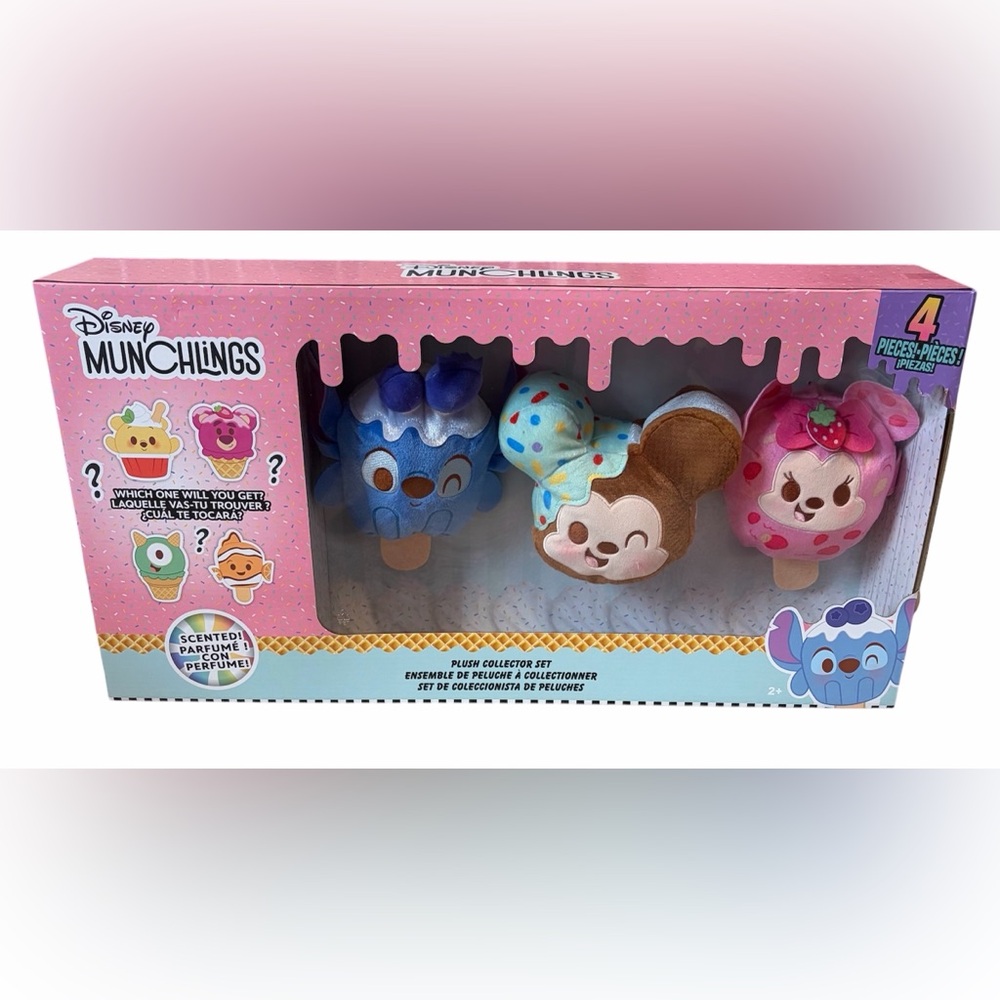 Disney Munchlings Collectors Set of 4 New